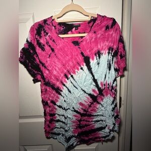 Torrid Vibrant Pink and Black Top